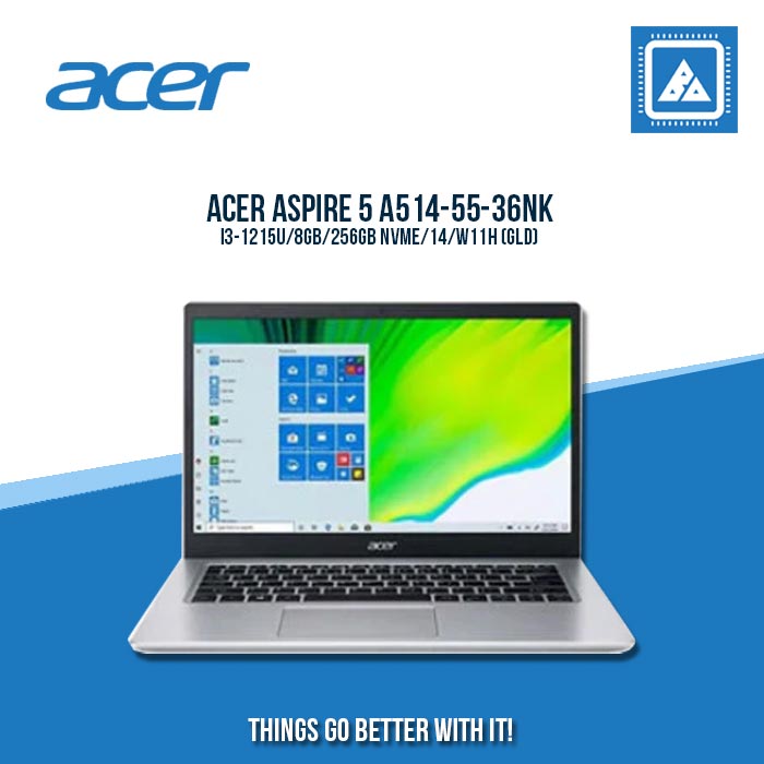 ACER ASPIRE 5 A514-55-36NK I3-1215U/8GB/256GB NVME | BEST FOR STUDENTS LAPTOP ACER ASPIRE 5 A514-55-36NK I3-1215U/8GB/256GB NVME | BEST FOR STUDENTS LAPTOP